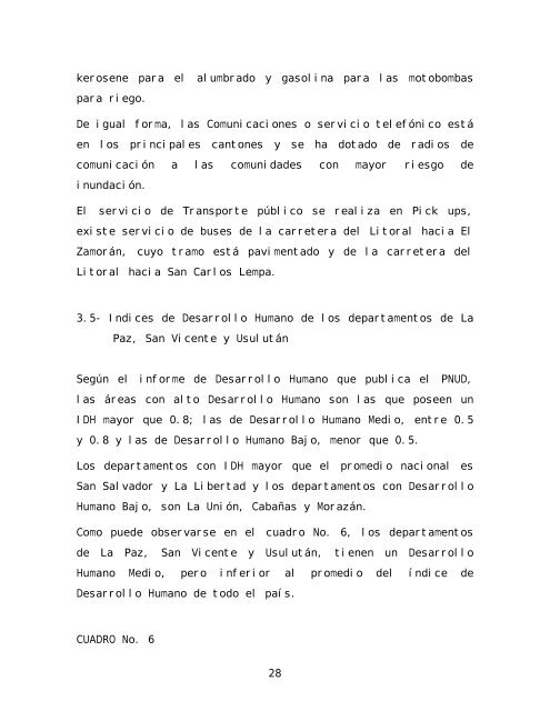 Informe final de consultoría: Procesos y opciones ... - La RED