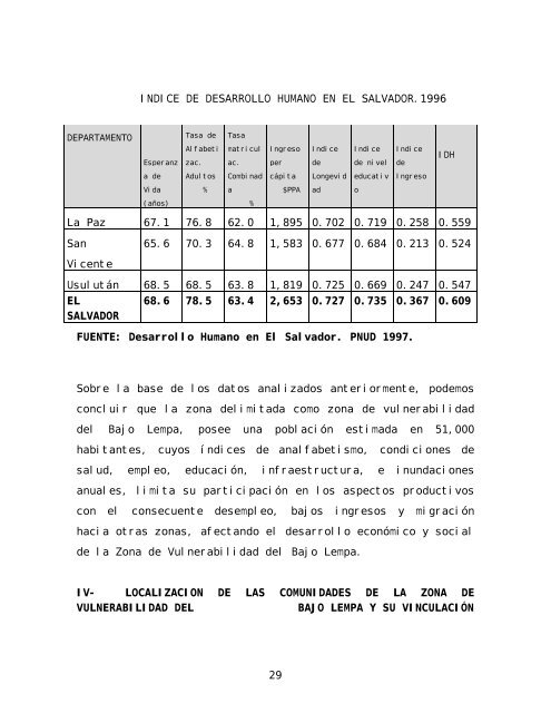 Informe final de consultoría: Procesos y opciones ... - La RED