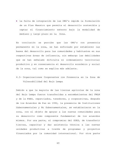 Informe final de consultoría: Procesos y opciones ... - La RED