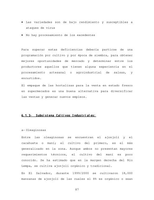 Informe final de consultoría: Procesos y opciones ... - La RED