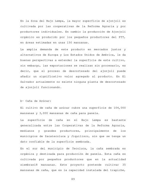 Informe final de consultoría: Procesos y opciones ... - La RED