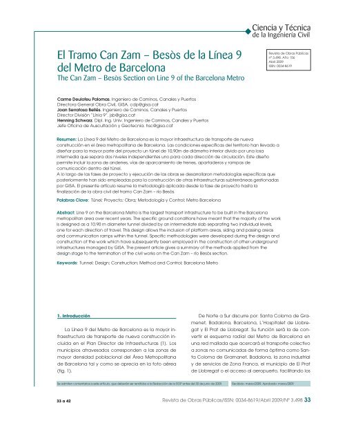 Artículo a texto completo en formato PDF - Revista de Obras Públicas