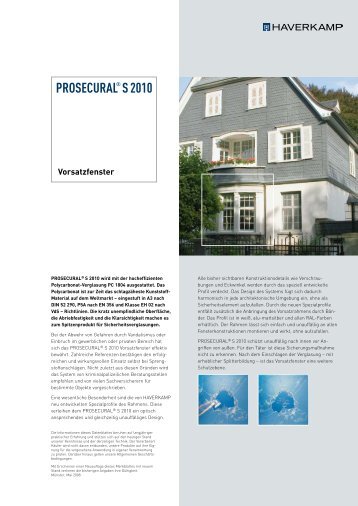 PROSECURAL® S2010 - HAVERKAMP GmbH