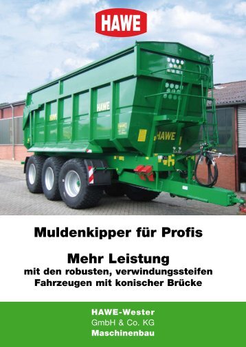 Das Prospekt über den MK (PDF-Download) - HAWE Wester