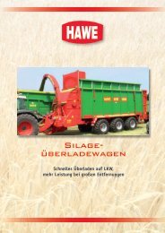 SilAGE- ÜbERlADEwAGEn - HAWE Wester