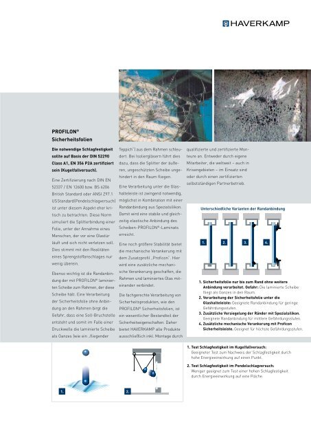 Schutz bei Sprengstoff- anschlägen - HAVERKAMP GmbH