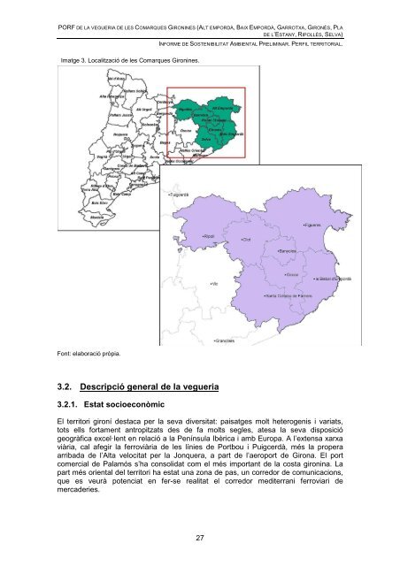 informe de sostenibilitat ambiental preliminar - Departament de ...