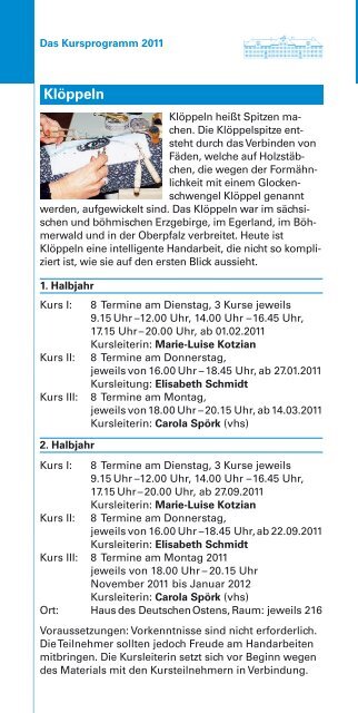 Kloppeln Schle Haus Des Deutschen Ostens Bayern