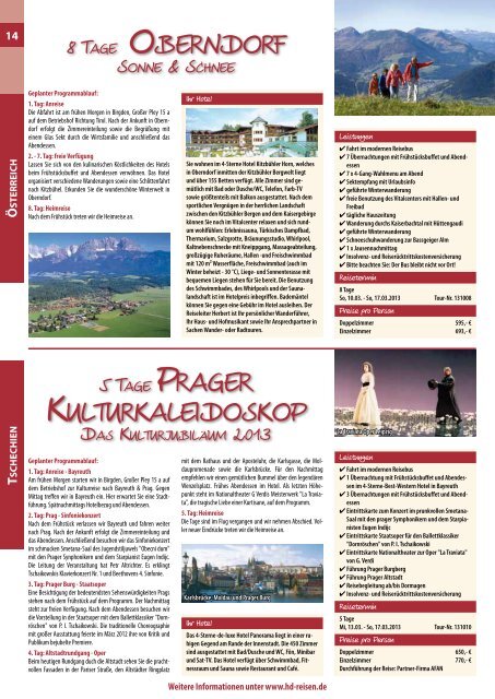 Katalog als PDF sichern - HD Reisen