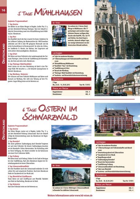 Katalog als PDF sichern - HD Reisen