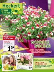 preiS - Heckert Gartencenter