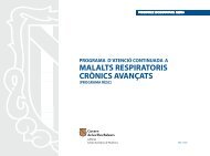 MALALTS RESPIRATORIS CRÒNICS AVANÇATS - Gesma