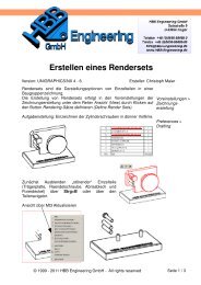 Erstellen eines Rendersets - HBB Engineering GmbH