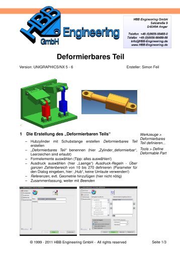 Deformierbares Teil - HBB Engineering GmbH