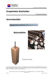 Eingeklebte Stahlstäbe - Hbv-systeme.de