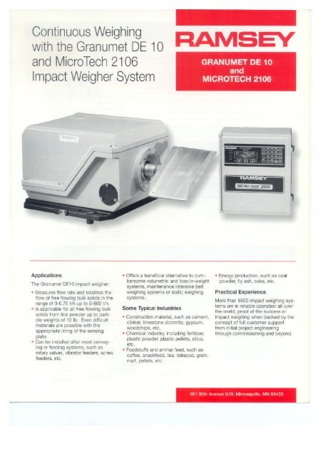 Impact Weigher - Hoferick Engineering GmbH