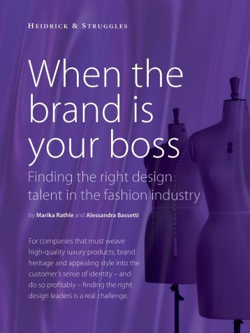 When the brand is your boss - Heidrick & Struggles