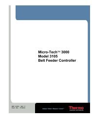 Micro-Tech™ 3000 Model 3105 Belt Feeder Controller - Hoferick ...