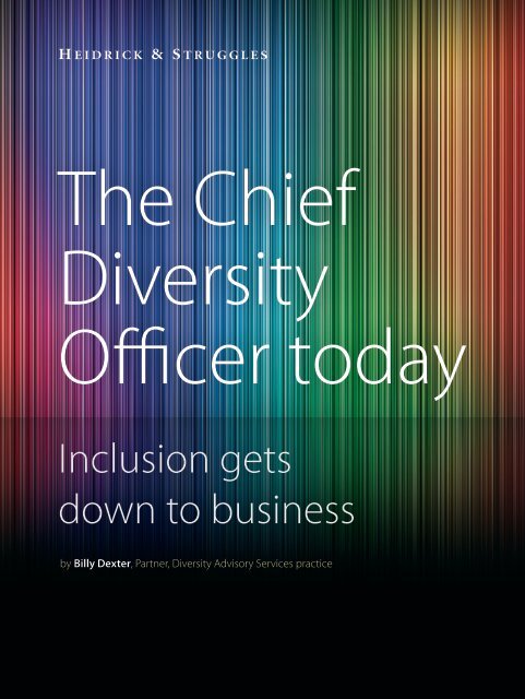 The Chief Diversity Officer today - Heidrick & Struggles