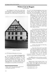 Witten Gut zu Heggen. - Heimatbund Finnentrop