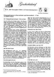 Kriegsgefangene in Kervenheim und Kervendonk 1.Teil