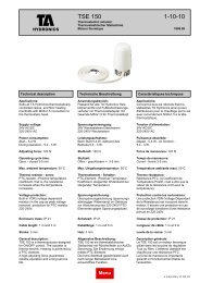 1-10-10 TSE 150 - TA Hydronics