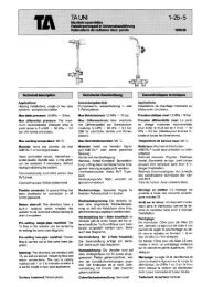 En bitube: Cône pour cle Allen 2,5 mm, Die ... - TA Hydronics