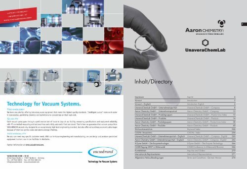 Your Best Solution for Research and Production - Aaron Chemistry ...