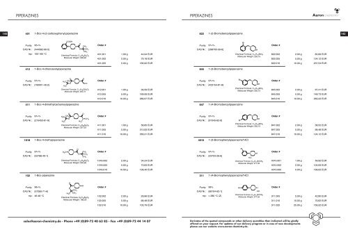 Your Best Solution for Research and Production - Aaron Chemistry ...