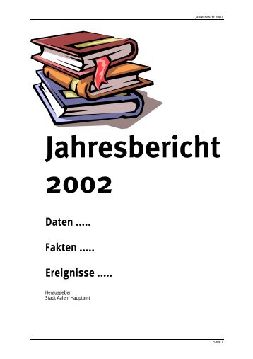 Daten ..... Fakten ..... Ereignisse - Stadt Aalen