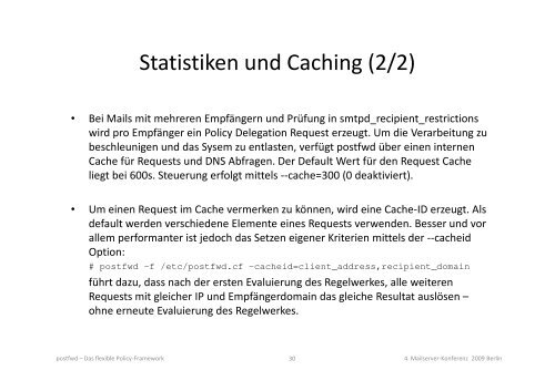 postfwd - Das flexible Policy-Framework - Heinlein