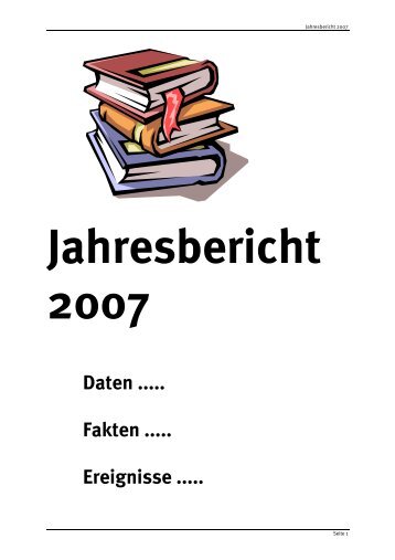 Jahresbericht 2007 - Stadt Aalen