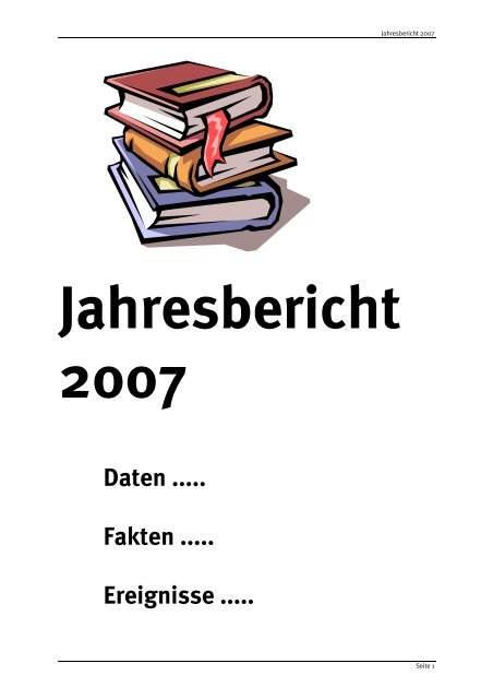 Jahresbericht 2007 - Stadt Aalen