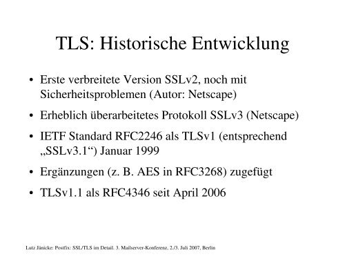 SSL/TLS im Detail - Heinlein