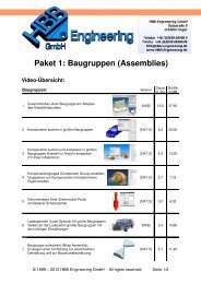 Paket 1: Baugruppen (Assemblies) - HBB Engineering GmbH