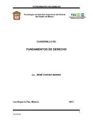 fundamentos de derecho - Tecnológico de Estudios Superiores del ...