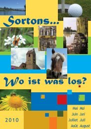 Sortons... - Pays Rhin Vignoble Grand Ballon