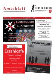 Erzählcafé - Heitersheim