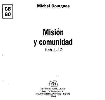 60 - Michel Gourgues - Mision Y Comunidad - 10