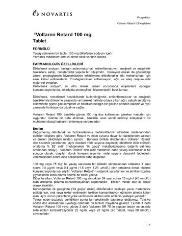 ®Voltaren Retard 100 mg - sanaleczanemiz.com.tr