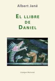 Albert Jané EL LLIBRE DE DANIEL - Llengua Nacional