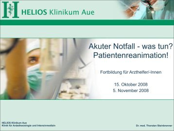 Teil 1 - HELIOS Kliniken GmbH