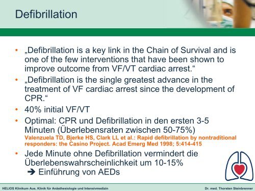 ERC Guidelines for Resuscitation 2005 - HELIOS Kliniken GmbH