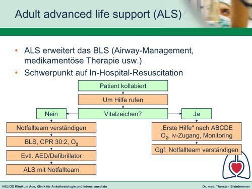 ERC Guidelines for Resuscitation 2005 - HELIOS Kliniken GmbH