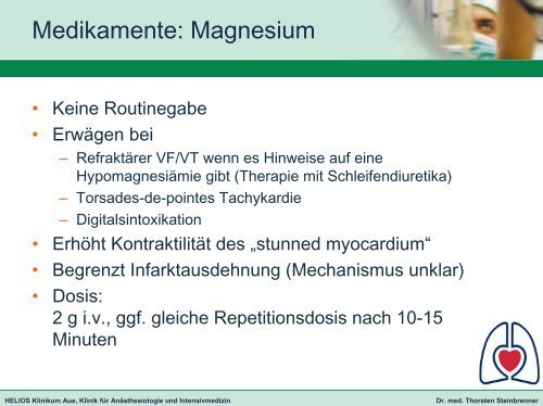 ERC Guidelines for Resuscitation 2005 - HELIOS Kliniken GmbH