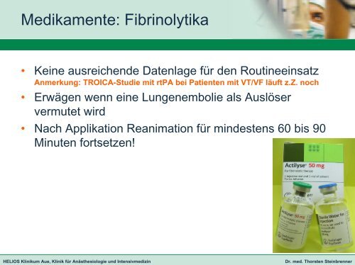 ERC Guidelines for Resuscitation 2005 - HELIOS Kliniken GmbH
