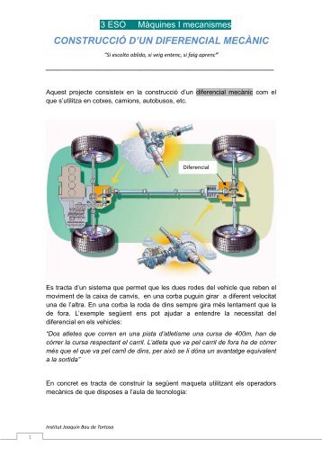 Projecte diferencial mecànic - TEcno