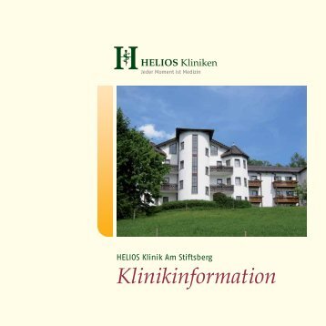 Klinikinformation - HELIOS Kliniken GmbH