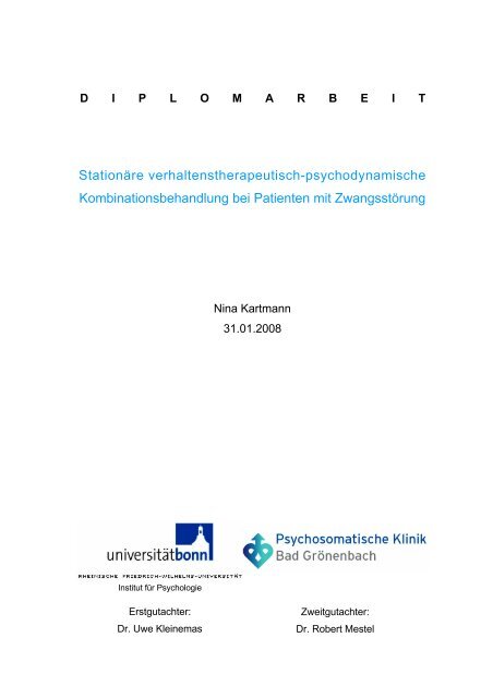 Diplomarbeit Nina Kartmann - HELIOS Kliniken GmbH