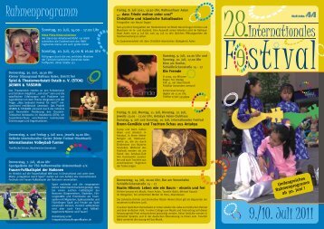 Flyer 28. Internationales Festival (pdf, 483 KB) - Stadt Aalen